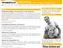 Tablet Screenshot of jugendfilm-ev.de